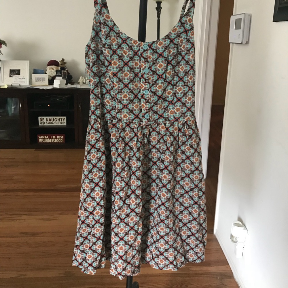 Patterned mini dress!